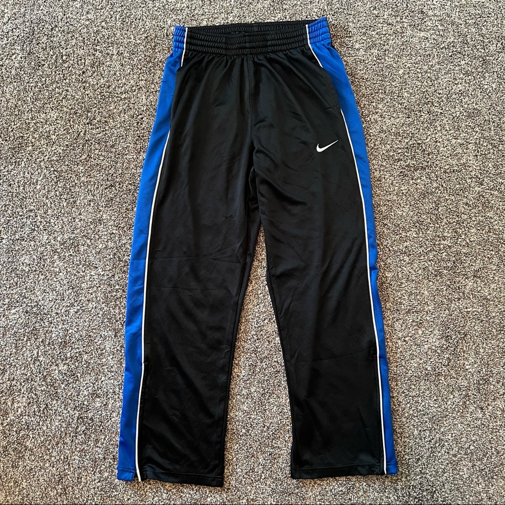 Nike | Mens Black & Royal Athletic Pants